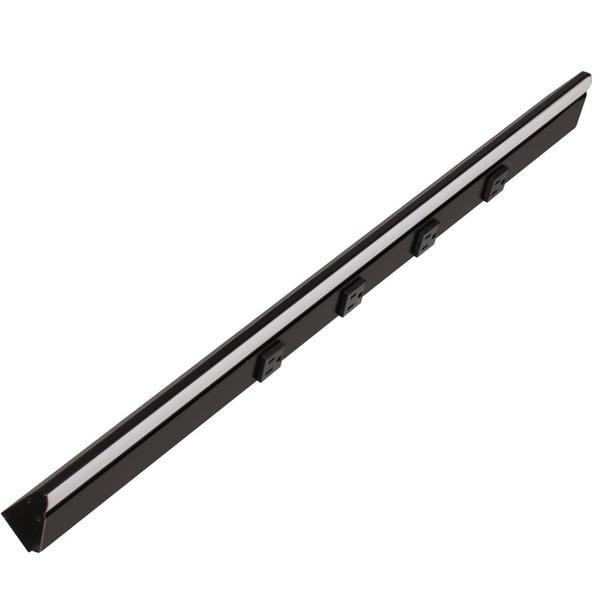 30.5" 13.8 watt 120 volt Tunable Black Remote Power Series LED Lighted Power Strip